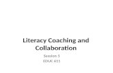 Literacy Coaching and Collaboration