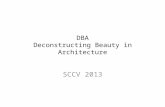 DBA Deconstructing  Beauty in  Architecture