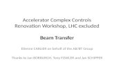 Accelerator Complex Controls Renovation Workshop, LHC excluded Beam Transfer