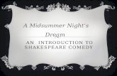 An  Introduction to Shakespeare Comedy