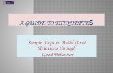 A Guide To Etiquette s