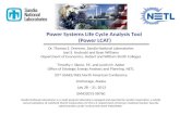 Power Systems Life Cycle Analysis Tool  (Power LCAT)
