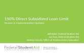 150% Direct Subsidized Loan Limit
