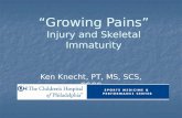 “Growing Pains” Injury and Skeletal Immaturity