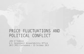 Price fluctuations and Political conflict