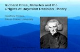 Richard Price, Miracles and the Origins of Bayesian Decision Theory