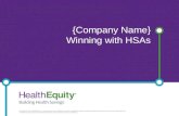 {Company Name} Winning with HSAs