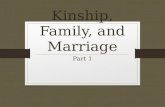 Kinship, Family, and Marriage