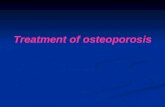 Treatment of osteoporosis