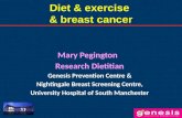 Diet & exercise  & breast cancer