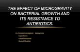 The Effect of Microgravity on Bacterial Growth and its Resistance to Antibiotics.