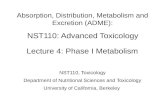 NST110: Advanced Toxicology