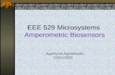 EEE 529  Microsystems Amperometric  Biosensors