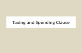 Taxing and Spending Clause
