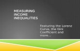 Measuring Income inequalities