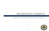 Rehabilitation  Robotics