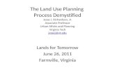 Lands for Tomorrow June 26, 2011 Farmville, Virginia
