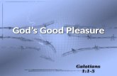 God’s Good Pleasure