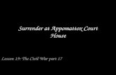 Surrender at Appomattox Court House