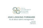 2020 LOOKING FORWARD its all about talent management