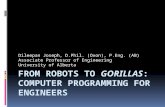 From Robots to  Gorillas : Computer Programming for Engineers