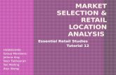 Market selection & Retail Location Analysis