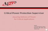 Critical Power Protection Supervisor