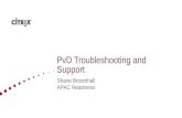 PvD Troubleshooting and Support