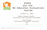 EVAAS  and the  NC Educator Evaluation System