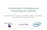 Orchestrated Scheduling and Prefetching for GPGPUs