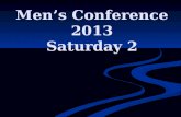 Men’s Conference 2013 Saturday 2