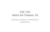 CSC  570 Notes for Chapter 10