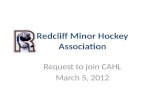 Redcliff Minor Hockey Association