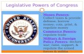 Legislative Powers of Congress