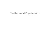 Malthus and Population