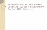 Introduction to the Hawkes Learning Systems Environment