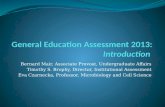 General Education Assessment 2013: I ntroduction
