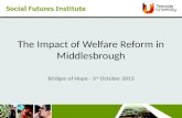 The Impact of Welfare Reform in  Middlesbrough