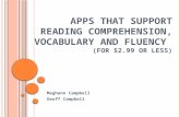 Apps that support reading  comprehension, Vocabulary  and fluency  ( for $2.99 or less)