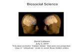 Biosocial Science