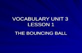 VOCABULARY UNIT 3  LESSON 1