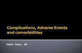 Complications, Adverse Events and  comorbidities