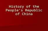 History of the People’s Republic of China
