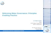 Reforming Water Governance:  Principles Enabling Practice