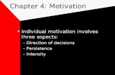 Chapter 4: Motivation