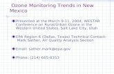 Ozone Monitoring Trends in New Mexico