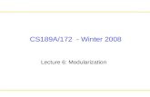 CS189A/172  - Winter 2008
