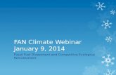 FAN Climate Webinar  January 9, 2014
