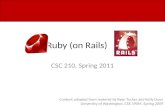 Ruby  (on Rails)
