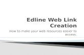 Edline Web Link Creation